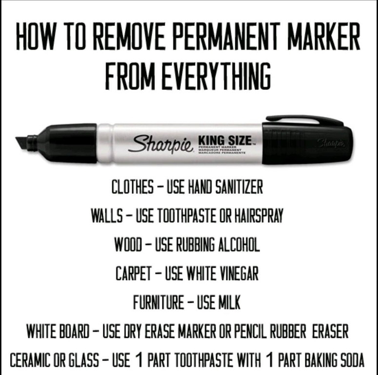 remove permanent marker