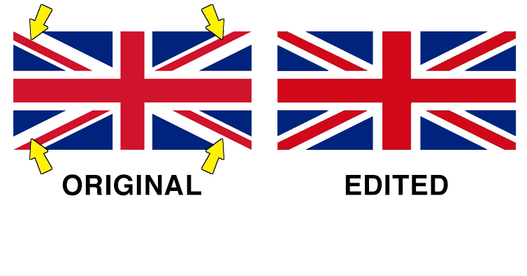 Why Are The X Lines Of The British Flag Not Centered? - I'm A Useless ...