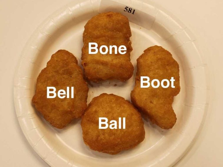 mcdonalds chicken nugget shapes and names
