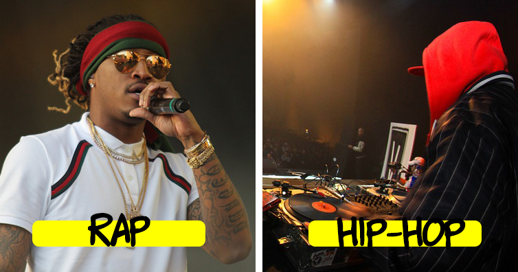 difference between rap and hip hop